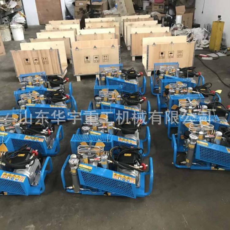 供应100L高压呼吸空气充气机 正压式空气呼吸器充气填充泵