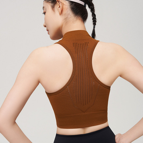 New beautiful back running fitness bra high strength shockproof all-in-one fixed yoga vest wholesale sports bra