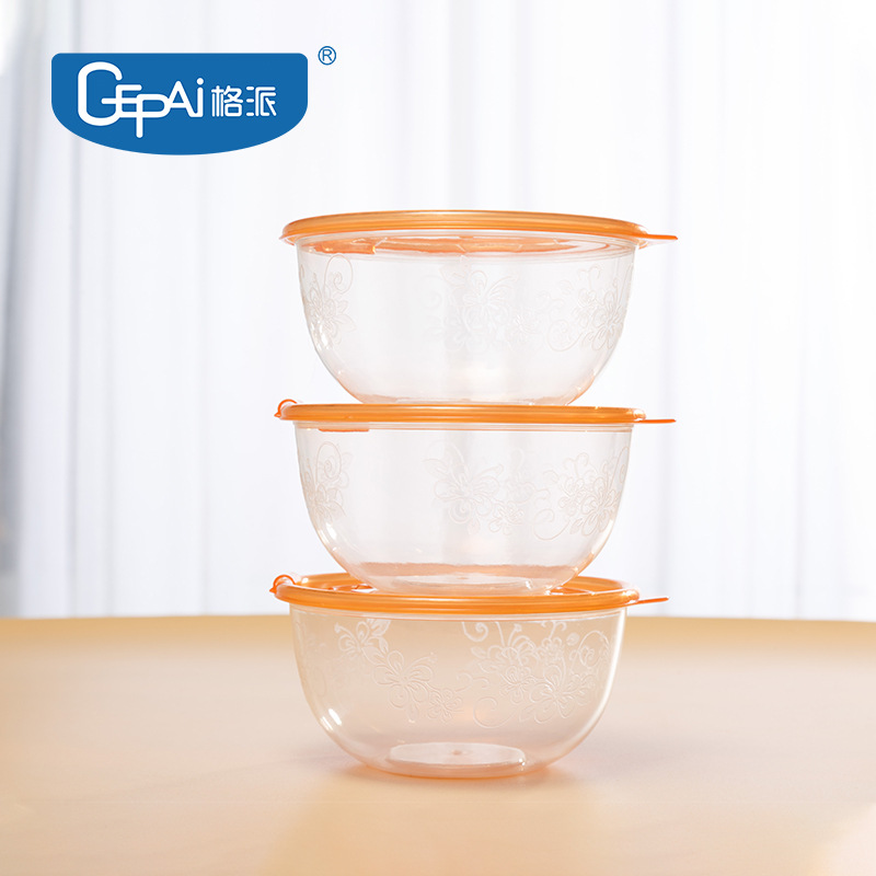 Caja de almacenamiento para refrigerador de calidad alimentaria Gepai, caja sellada para congelador con tapa, caja para dumplings, contenedor para verduras al por mayor.