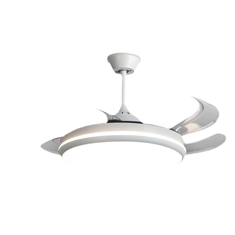 [Selección estricta] lámpara de ventilador minimalista 2025 nuevo ventilador de techo invisible dormitorio doméstico con ventilador eléctrico lámpara de vela