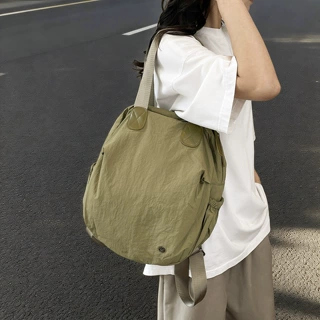 新款大容量户外女士多功能包包新款手提托特包简约超轻女双肩包