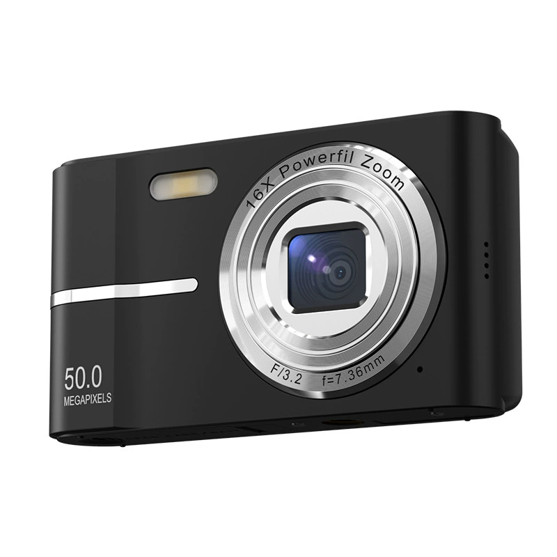 Digital Camera, 2.4-inch LCD, 50 MP Compact Pocket Camera, Multiple Colors & Memory Options