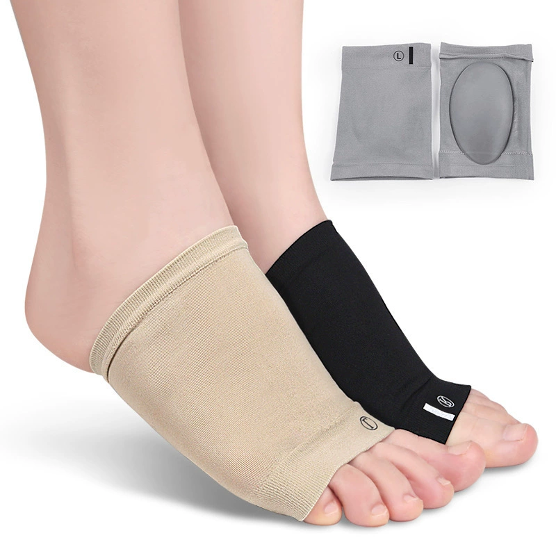 Силиконовые носки с поддержкой свода стопы для лечения мозолей на передней части стопы, плоскостопия, для облегчения боли в плюсневых костях, высокие подушечки для верхней части стопы, подушечки для коррекции вальгусной деформации стопы.