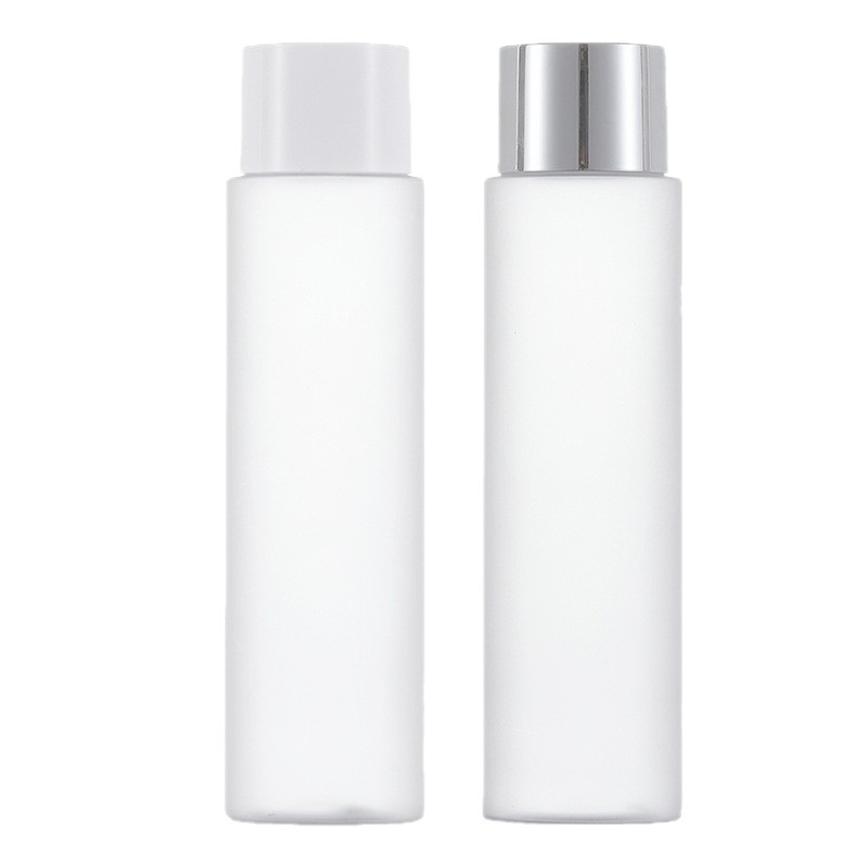 XUMIN embalaje cosméticos PET botella de tapa atornillada botella de toner recta 150ml botella de agua de maquillaje frito