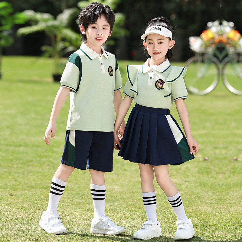小學生班服校服夏季新款幼兒園園服一年級六一表演服裝大班畢業服