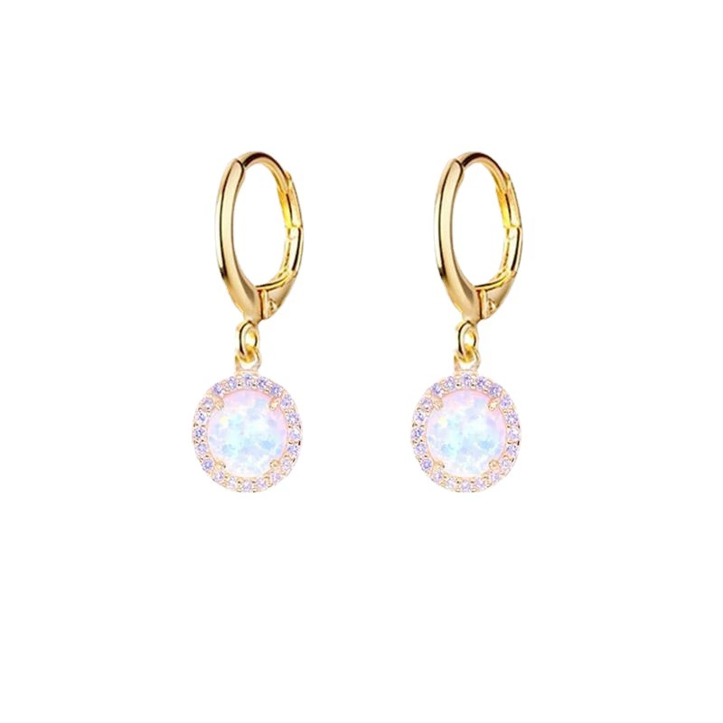 Золотые модные серьги, Amazon, образец серебро 925, инкрустация diamonds, оптовая продажа