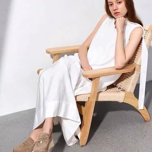 Platform Linen-Soled Daddy Shoes for Women 2025 New Thick-Soled Flats with Tassels and Slip-On Lazy Loafers