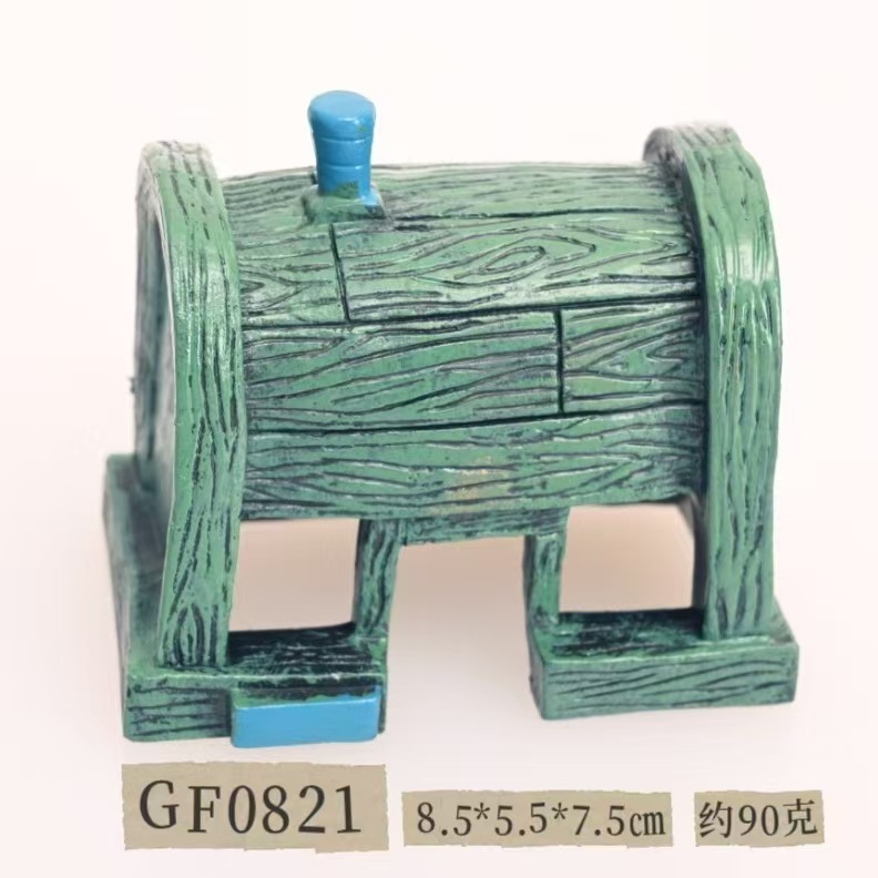 SpongeBob SquarePants Pecera House Decoración de paisajismo Juego completo de pequeños adornos Guppy Pescado de escape Casa Paquete de coral