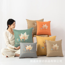 纯棉刺绣抱枕被子两用二合一汽车折叠靠垫枕头被办公室午睡空调被