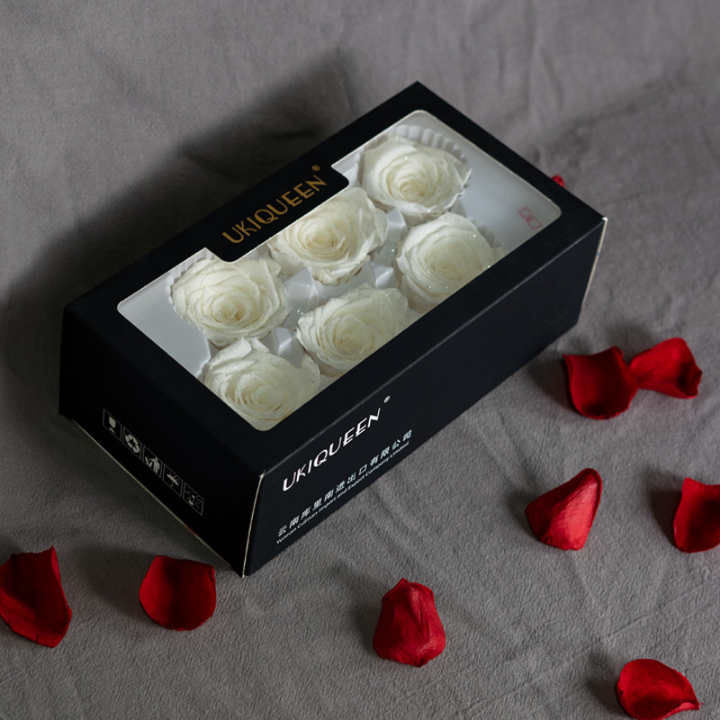 Yunnan fábrica mayorista de plata lipa rosa inmortalidad color perlado 6 flores hechas a mano material di