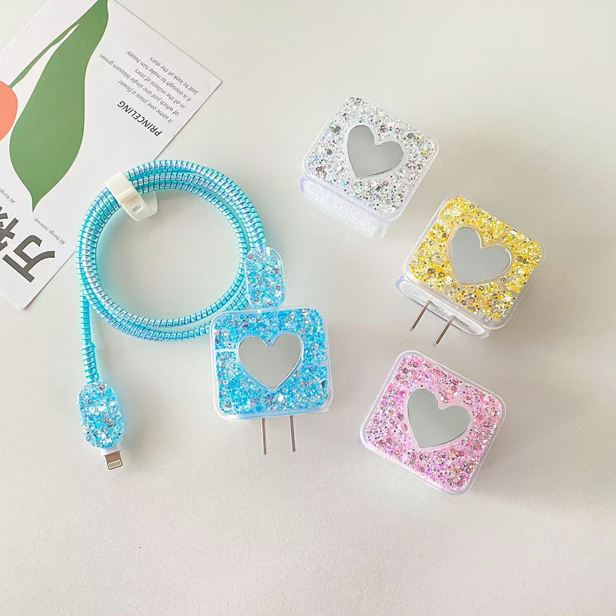 Para Apple 14 línea de datos cubierta protectora iPhone13 cargador cabezal 12promax bobinado estuche para iPad