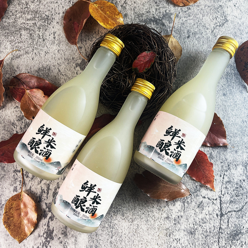 생막걸리 350ml×3병[간이포장]-3병-350ml