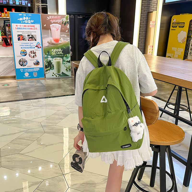 韓国版のトレンディなブランドキャンパススタイル学生スクールバッグ大容量カジュアル旅行バックパック新鮮で甘いインスタイルバックパック|undefined