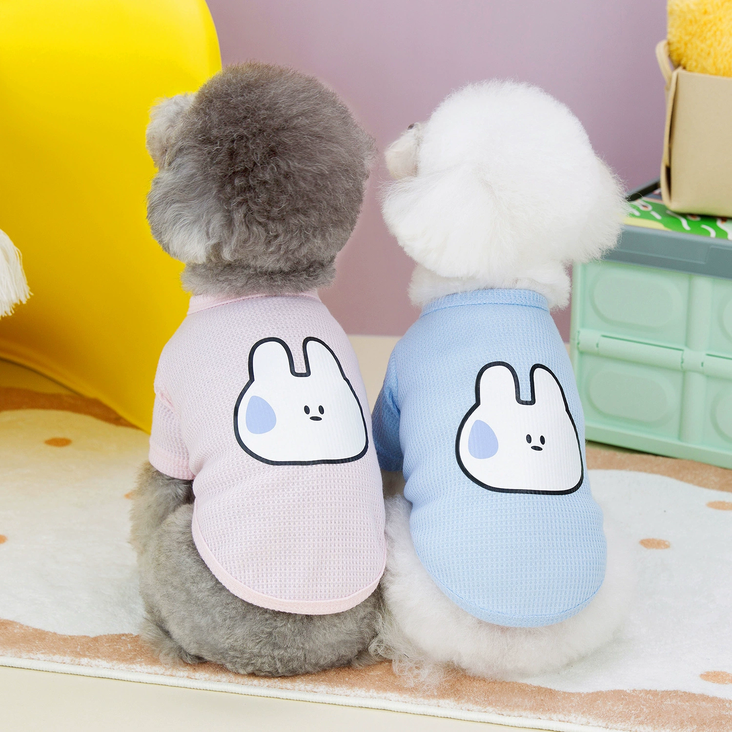 Летняя тонкая футболка модная дышащая одежда для домашних животных жилет Teddy Bomei одежда для маленьких собак в наличии оптом