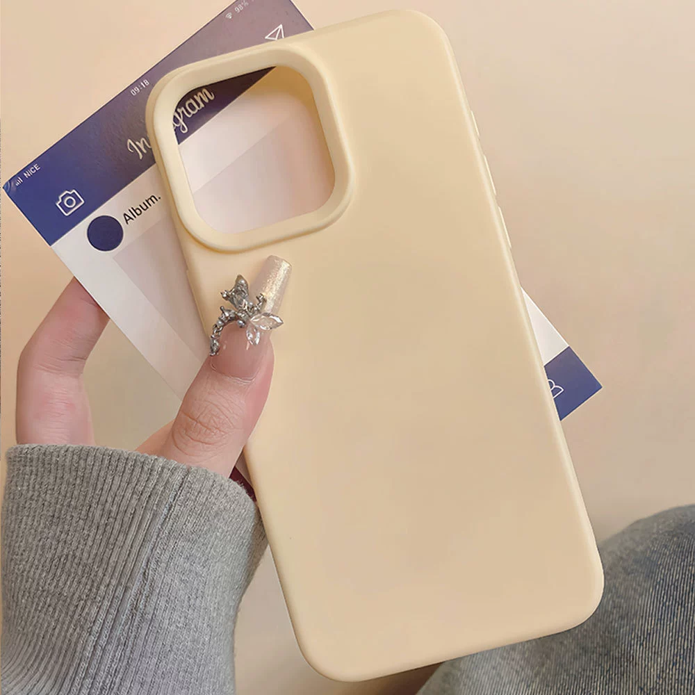Чехол для телефона (Apple iPhone 16) силиконовый матовый, защита от падений, тонкий элегантный дизайн