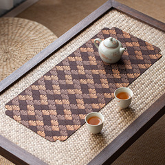 Brocade tea mat waterproof teapot mat dry tea set accessories tea mat small piece new Chinese Zen luxury tea tablecloth mat