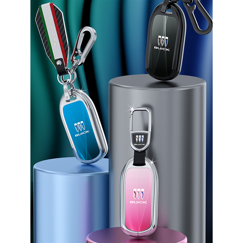 适用别克钥匙套24款君越新君威威朗微蓝6 7昂科旗昂科威车包扣壳