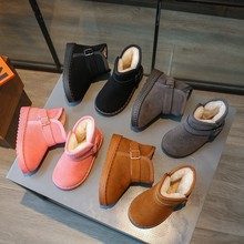 2025年冬季儿童雪地靴女童鞋子新款冬季男童靴子宝宝加绒加厚棉鞋