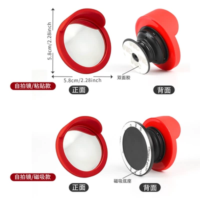 Mirror, Intersection Corner Blind – Large field of view rear view auxiliary mirror