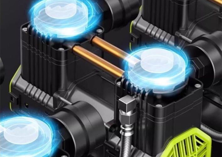 Oil-free low-noise air compressor, small 220v high-power air compressor for woodworking and high-pressure painting, in stock