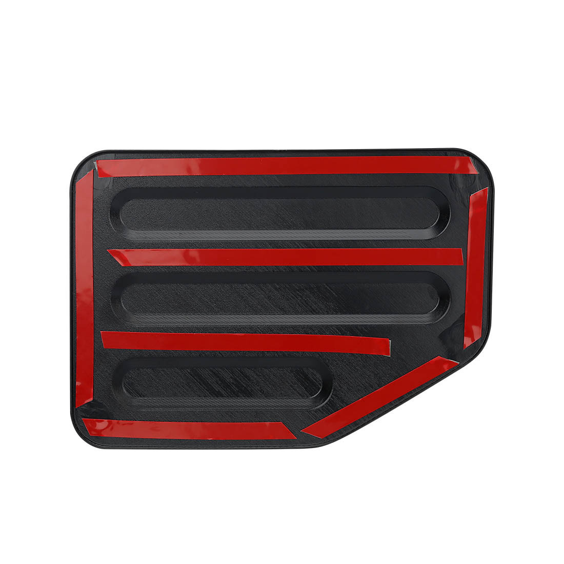 Suitable for Jb64 Jb74 Jimny Decorative Parts Three Horizontal Carbon Fiber Color Black Paste Abs Fuel Tank Cover