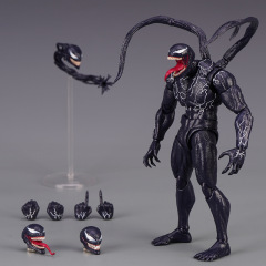 SHF毒2共生体漫威宇宙カリスマスパイダーマンVenom可動映画フィギュア玩具
