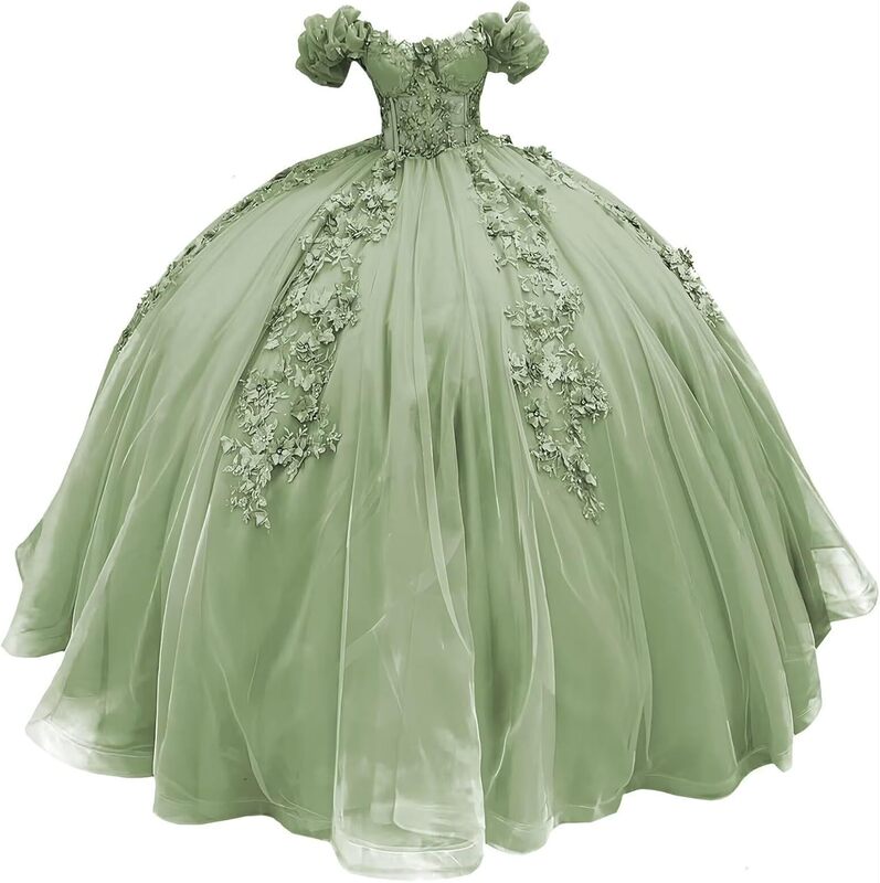 Amazon 2026 New Evening Dress Strapless Coming-Of-Age Ceremony Performance Dress Puffy Tulle Princess Dress for Women