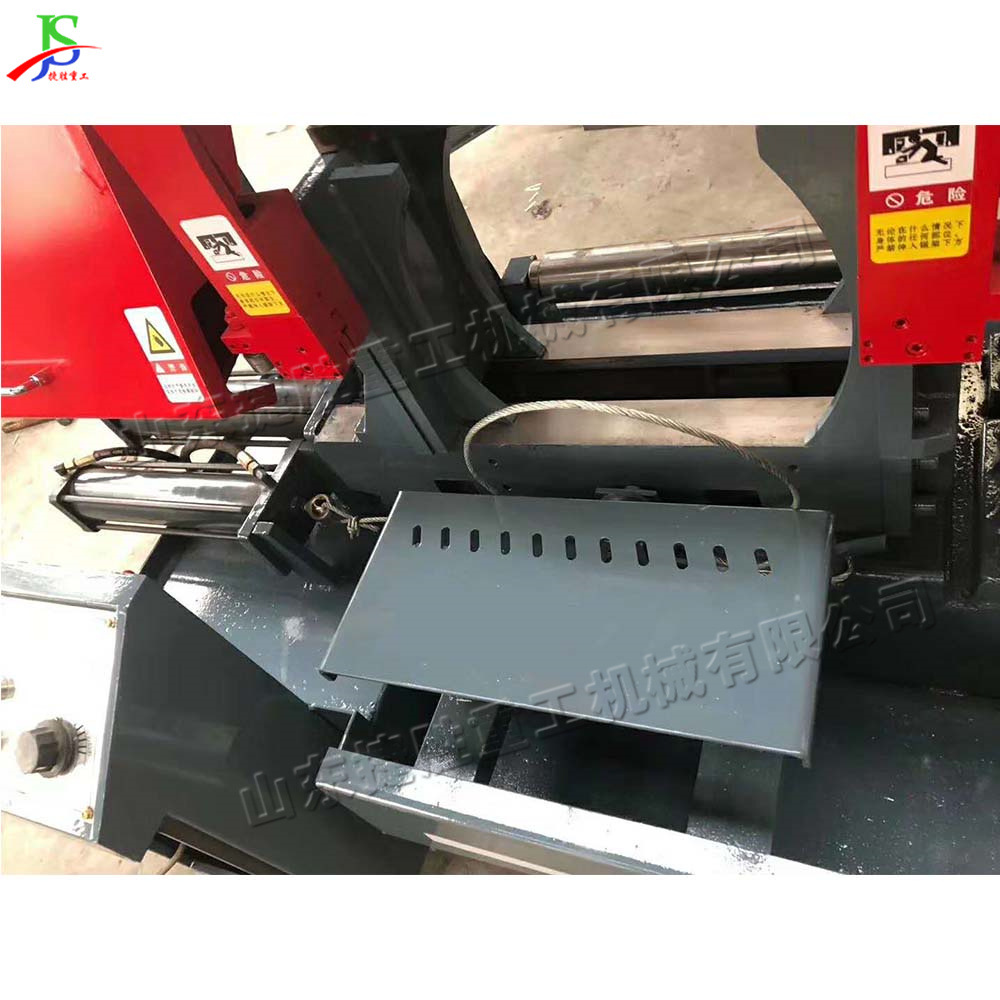 Sierra automática de acero de doble columna, sierra de cinta hidráulica de metal horizontal, sierra de corte de chapa de metal eléctrica