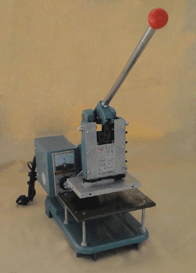 鞋用小型手动烫金机器皮革压印机鞋子烫印机压花机logo压痕机