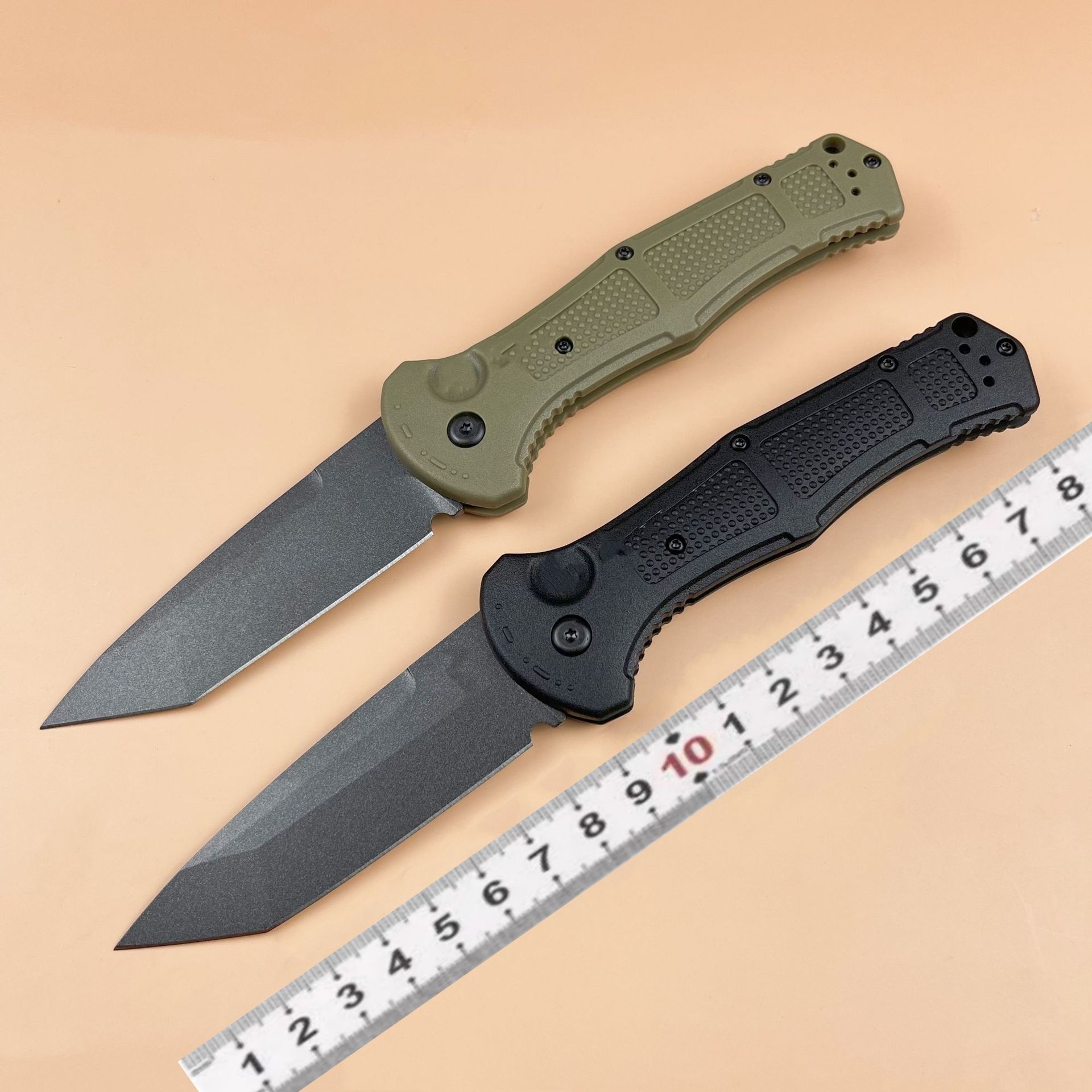 外贸热销9071折叠刀D2钢高硬度折刀锋利便携小刀户外刀具露营工具