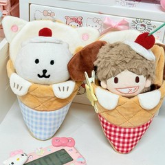人気の高見えかわいい10cm漫画子犬クレープベビー服ベビーバッグ子猫クレープコットンベビーアクセサリー