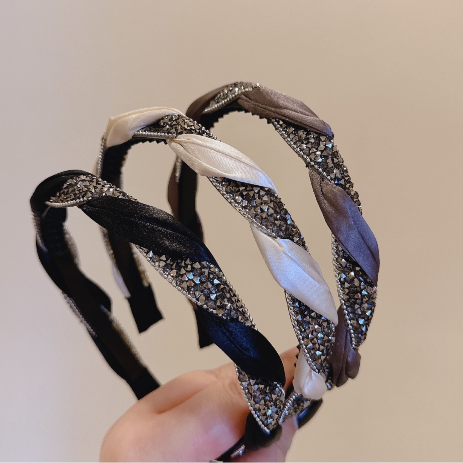 復古法式發箍女感編織頭箍網紅新款洗臉髮飾秋冬氣質防滑飾品