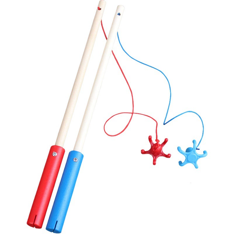Детская Магнитная игрушка для удочки Деревянная Удочка Детская игра для рыбалки Детский сад Детская игрушка Магнитная удочка