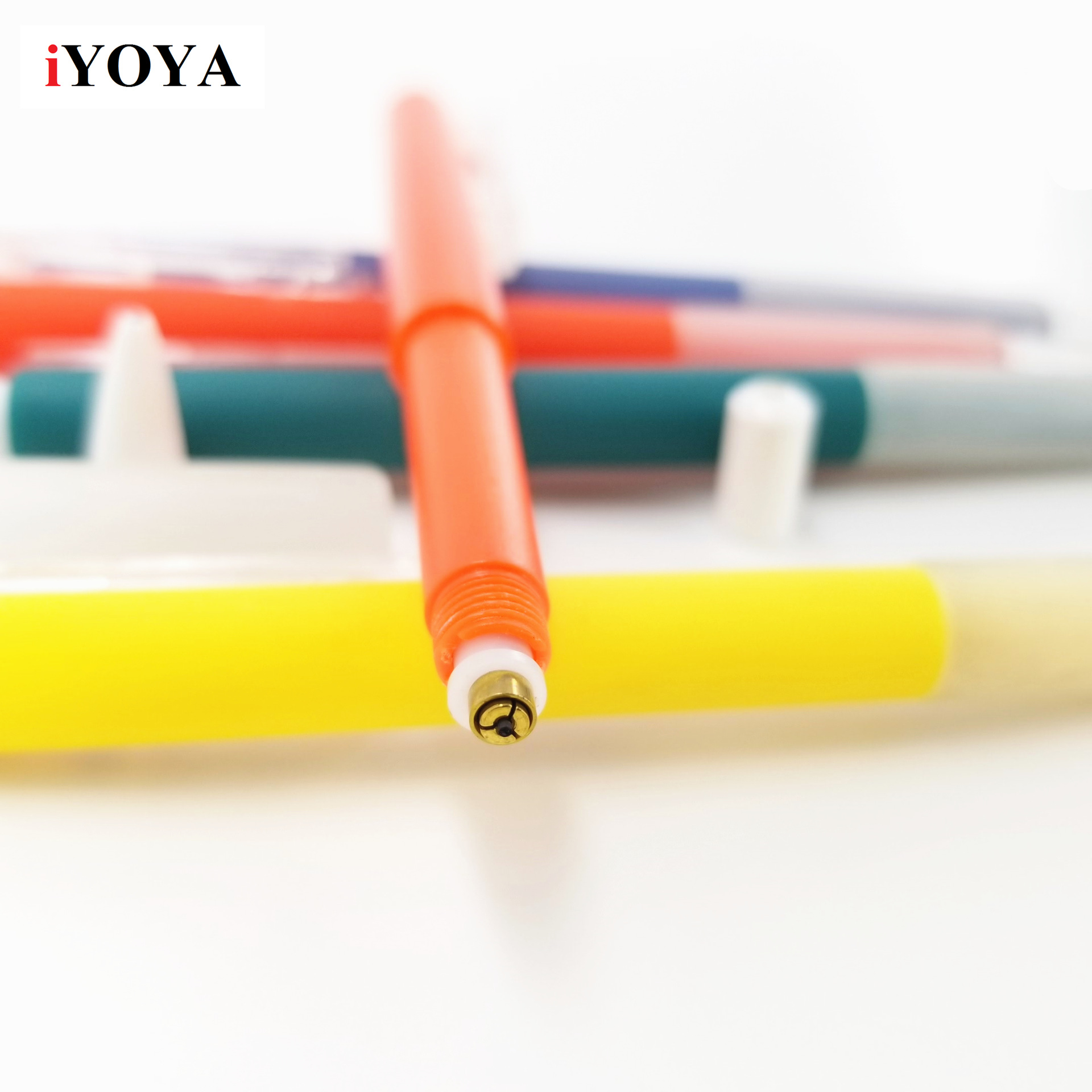 IYOYA estilo japonés simple de color caramelo lápiz automático lindo no impreso lápiz móvil 0507mm