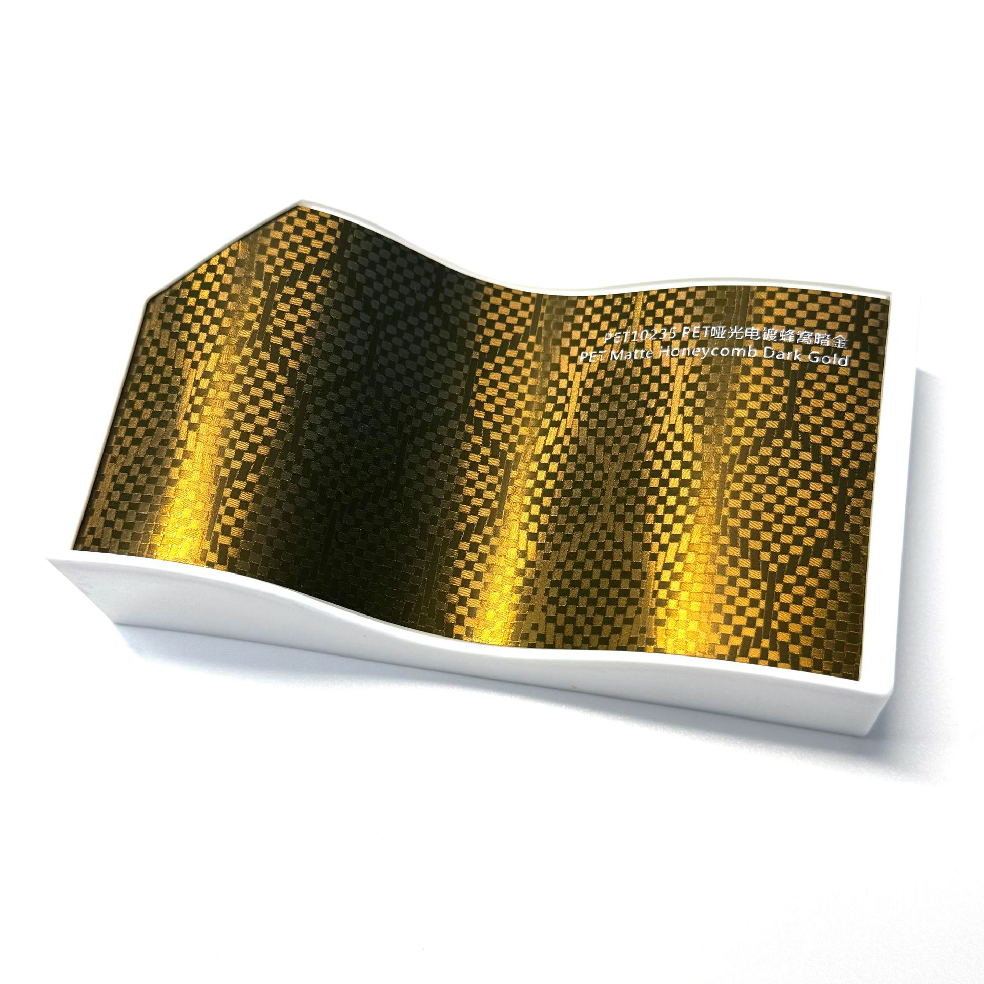 Cross-Border Export Automotive Pet Matte Electroplated Color-Changing Film for Car Body Decoration and Interior Modification, Automotive Honeycomb Color-Changing Film