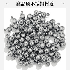 ステンレスの仕切りの玉の電気金メッキの玉の位置決めの玉の手作りのdiyのネックレスのブレスレットの玉のペンダントのヘッドバンドのシリカゲル