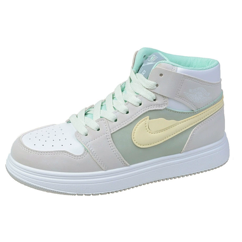 Air jordan, high universal sneakers, white shoes, autumn