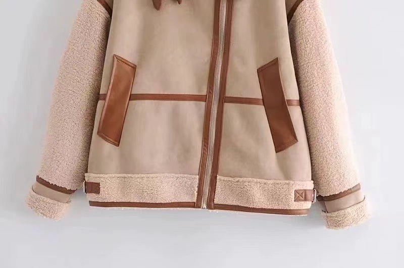 Women's Faux Fur Coat Temperament Motorcycle Style Jacket Spring_voghion.com