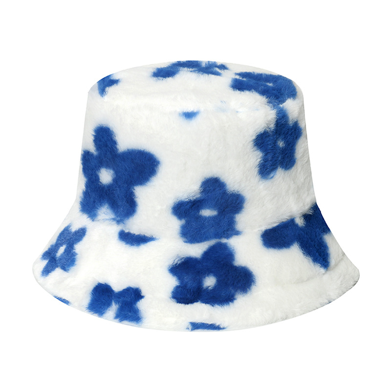 Women's Fashion Flower Sewing Flat Eaves Bucket Hat display picture 3