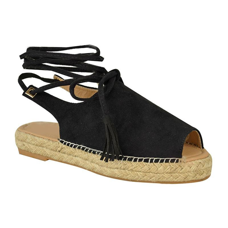 2021 Europe and America Cross-border bestsellers Sandals, straw woven hemp rope wedge heels, lace-up soft-soled women's shoes 43, foreign trade stock and consignment Application Scenario