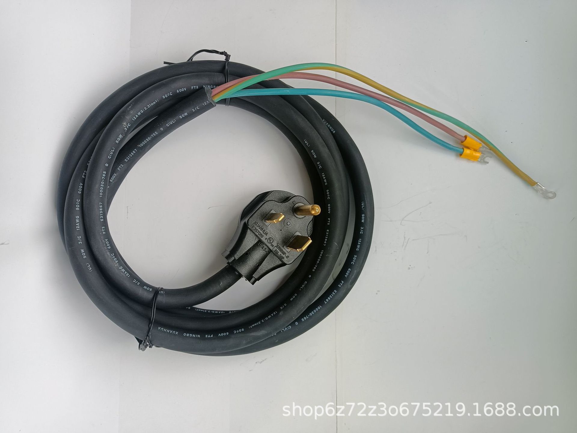 美标NEMAXN6-50p房车充电线50安培转50安培发电机电源线