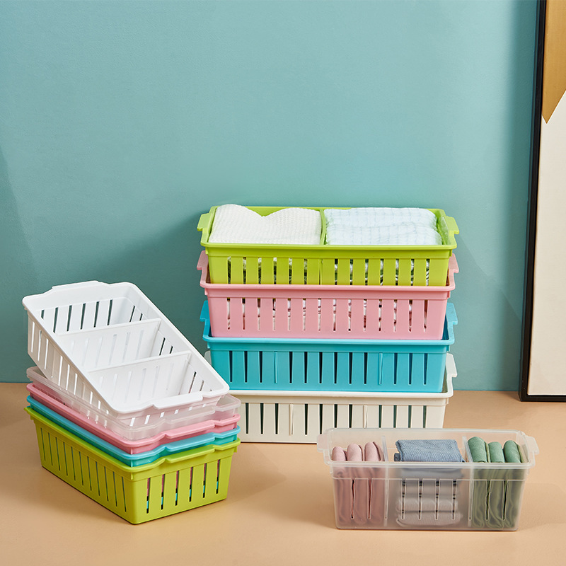 Cross-Border Shipping Simple Toiletries Storage Box Kitchen Vanity Office Storage Basket Student Stationery Storage Box