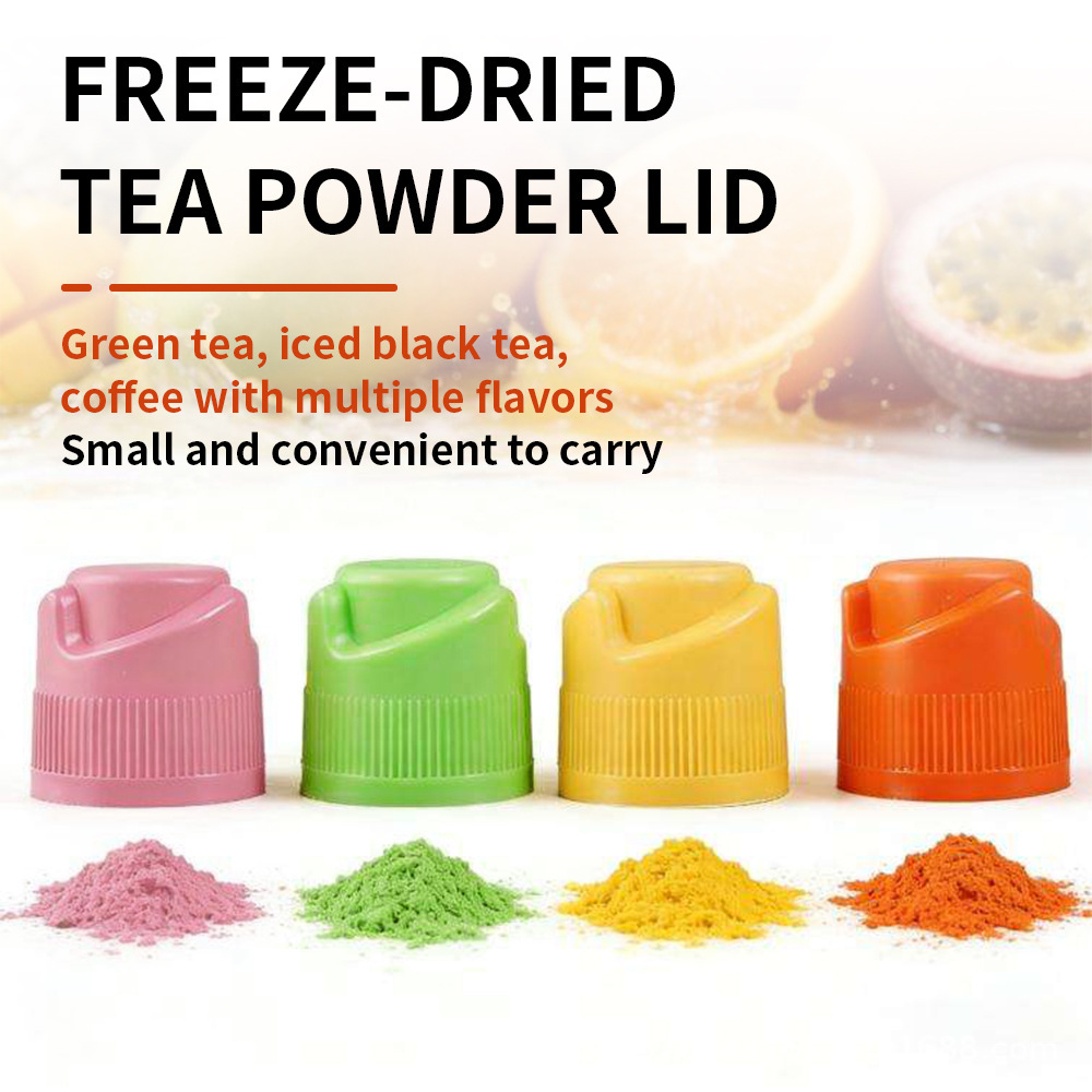 30-Hole Dual-Compartment Powder Lid, Fruit and Vegetable Powder Lid, Coffee and Tea Powder Lid, Beverage Lid, Solid-Liquid Separation Lid, Honey Lid