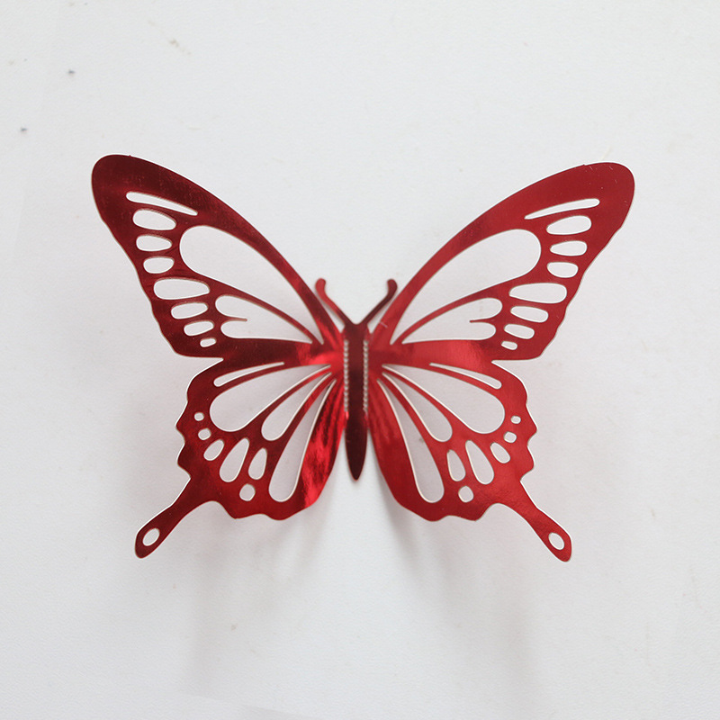 ❅Décoration murale papillon en métal creux 3D pour fête, maison ou salon_voghion.com