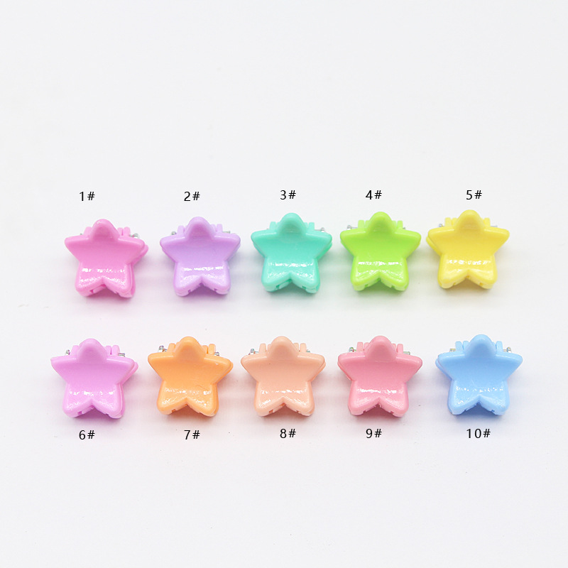 小さなヘアクリップ卸売1CMマカロンカラーのヘアアクセサリー、ヘアピン、小物用ヘアクリップ、前髪クリップ、ヘアアクセサリー、ミニクリップ、カスタムメイド