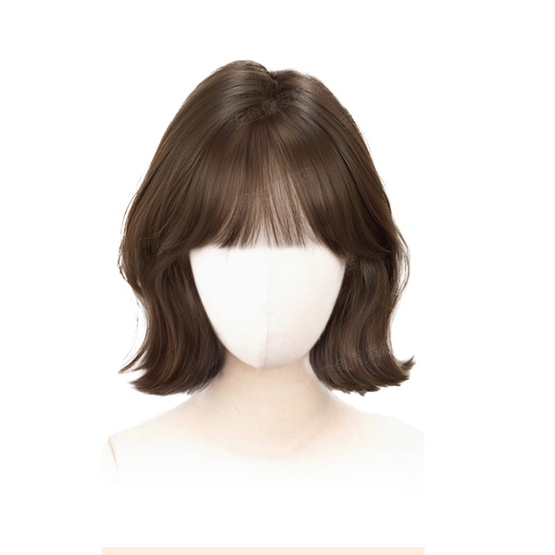 假发女韩系日常网红短发卷发lolita夏季新款蓬松自然全头套假发套|undefined