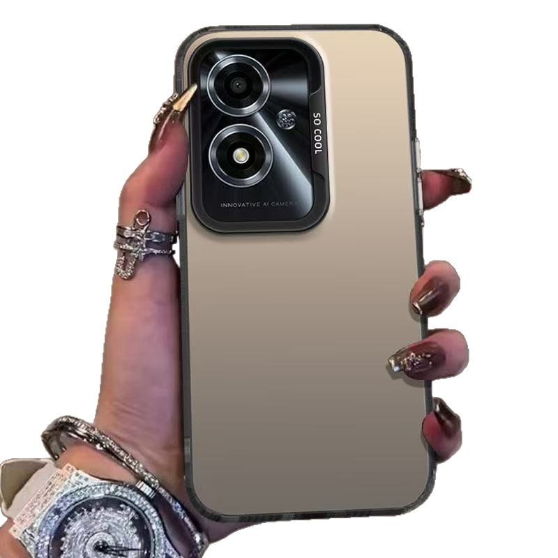 La nueva carcasa plateada de color se aplica a la carcasa del teléfono OPPOREALME10PRO X6PRO mate 12PRO/10PROPLUS