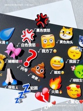 稀奇古怪发夹流汗无语水滴网红表情包emoji发夹发卡可爱搞怪头饰
