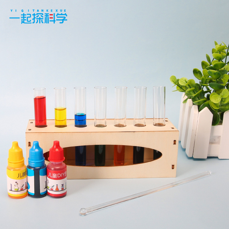 幼儿园七彩音乐瓶 手工DIY科技小制作三基色科学实验科教物理声音|undefined