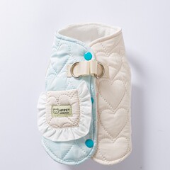 预售秋冬新款小狗狗衣服撞色加厚马甲泰迪比能小型犬猫咪宠物服装